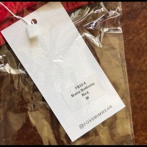 White Fox Red swim bottoms